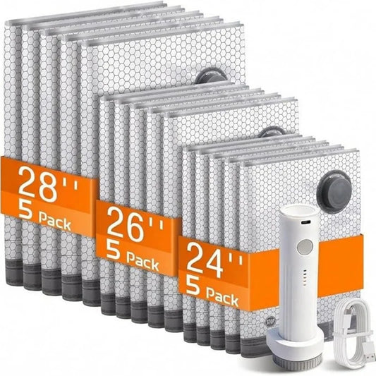 Vacuum Storage Bags With Electric Pump for Travel and Home