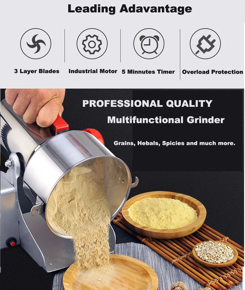 Biolomix Coffee Grinder Mill Grinding Machine for Grains Spices