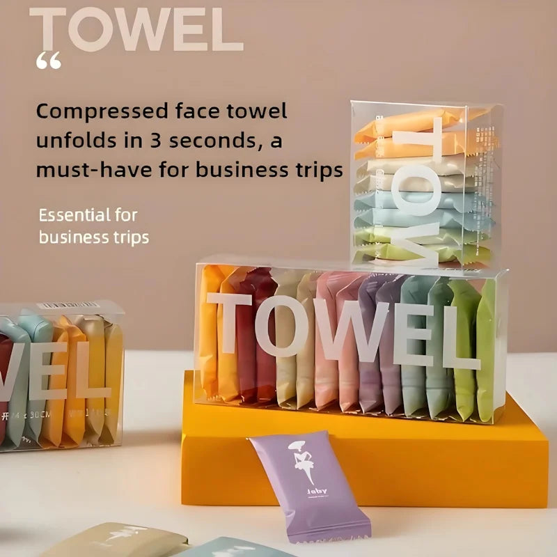 Premium Disposable Facial Towels Made From Pure Cotton For Travel