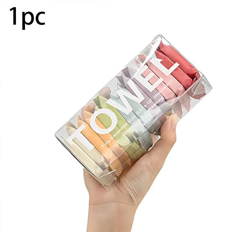 Premium Disposable Facial Towels Made From Pure Cotton For Travel