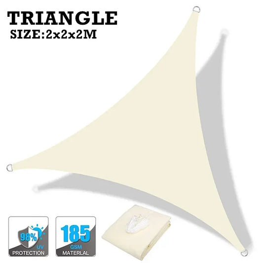 160GSM Waterproof Sun Shade Sail For Outdoor Patio Garden
