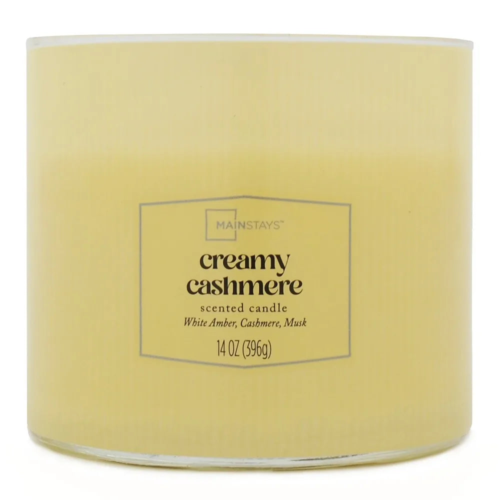 Textured Wrapped Candle Cashmere Scent Soy Wax Candle