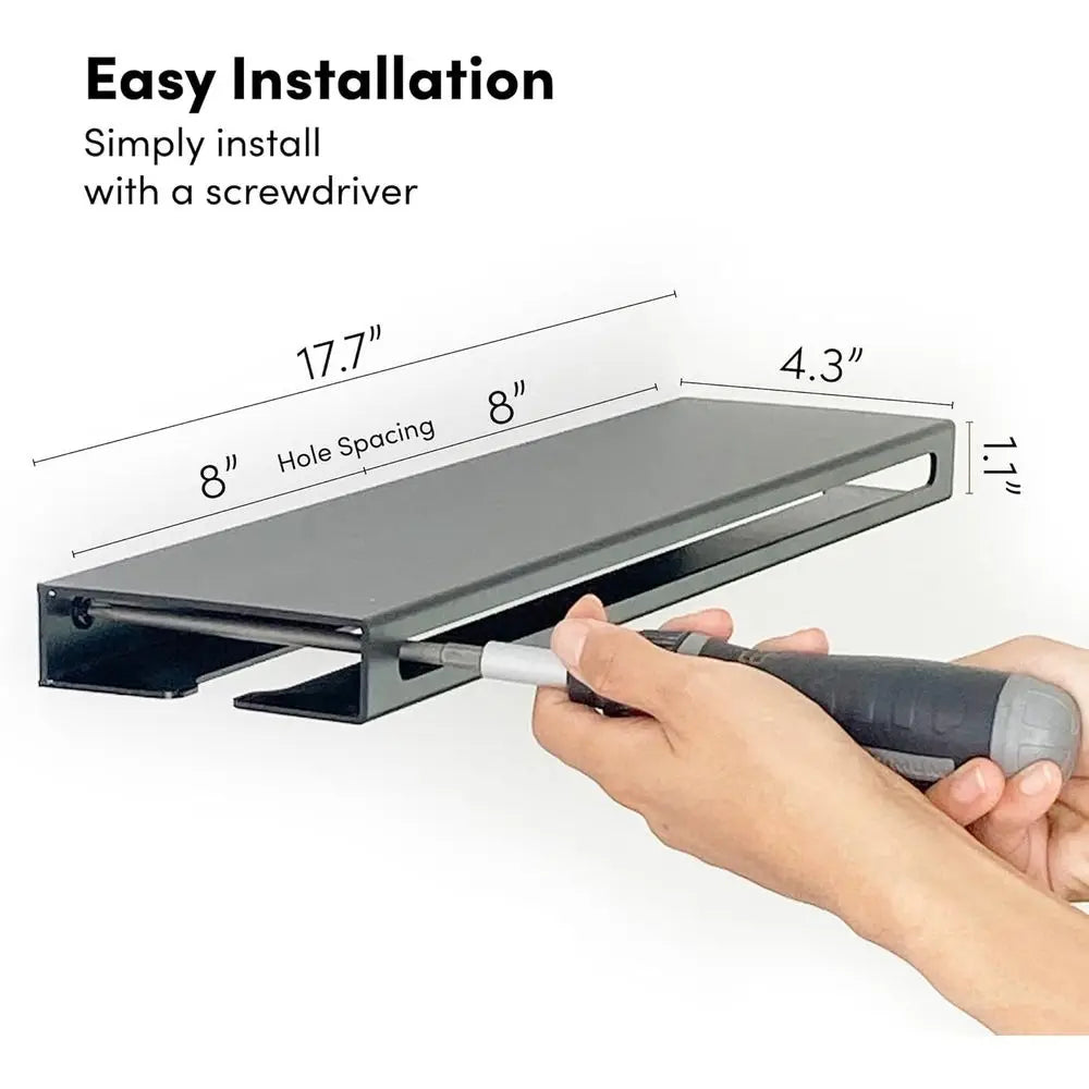 Wall Mounted Metal Wine Rack With Bottle And Glass Holder