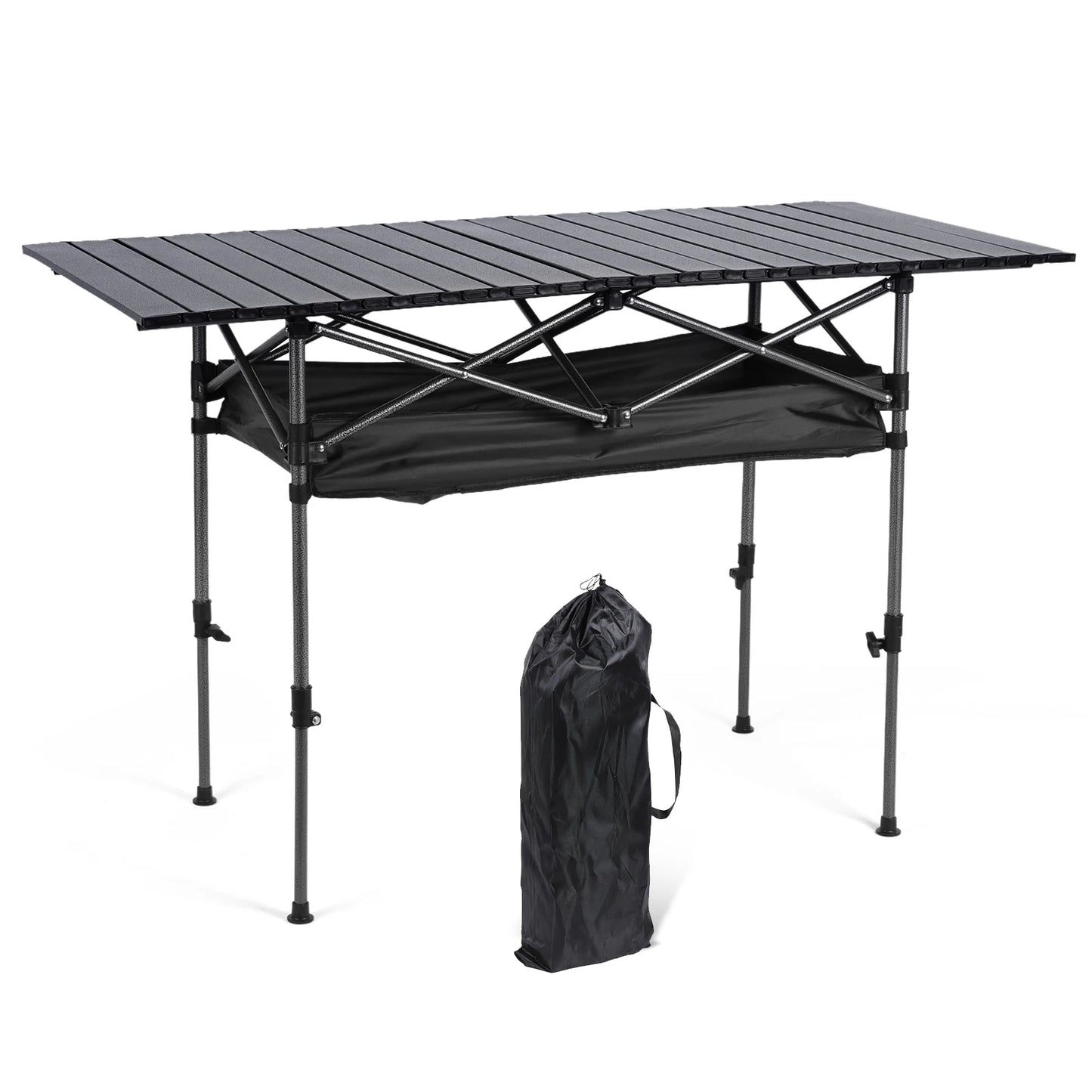 Outdoor Folding Camping Table Ultralight Large Capacity With Carrying Bag