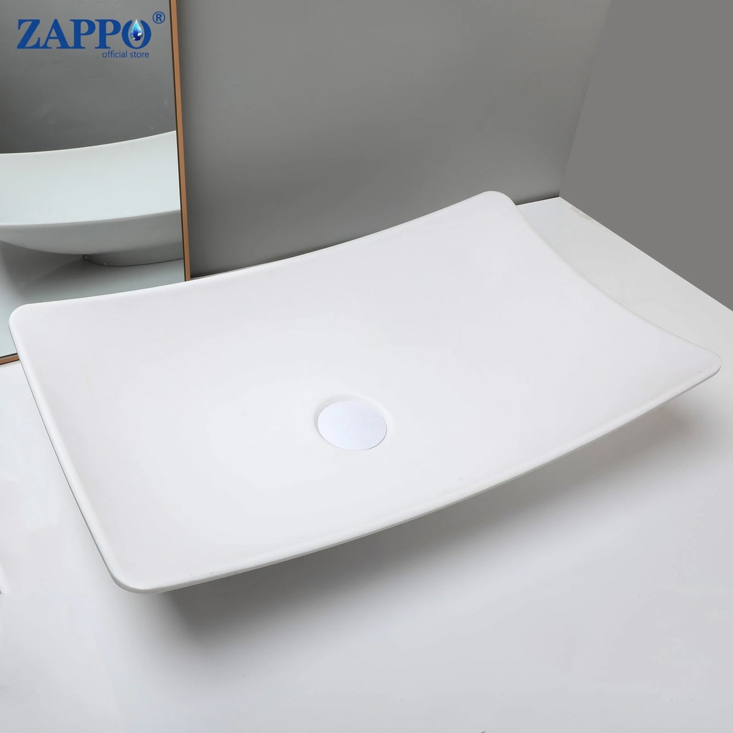 Mekkhalaa Stone Resin Above Counter Bathroom Vessel Sink