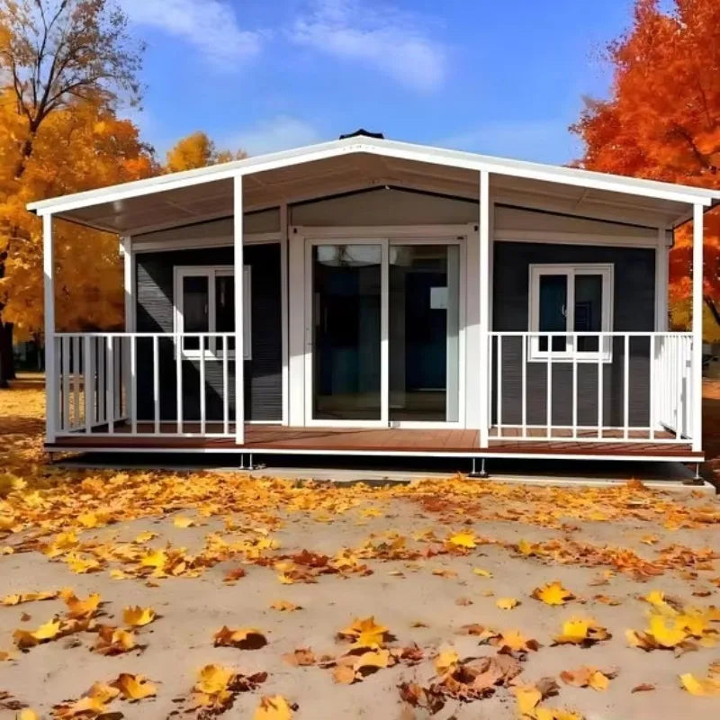 Expandable Luxury Prefabricated Shipping Container House With Installation Support