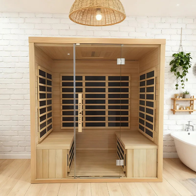 Outdoor Cedar Sauna Room Prefabricated Wooden Steam House