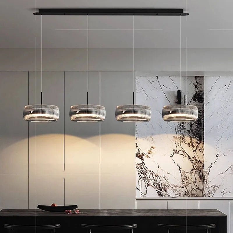 Gbbmade Modern LED Ring Pendant Light Chandelier for Living Room