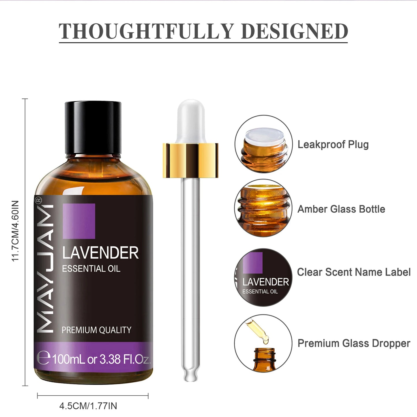 MAYJAM Lavender Vanilla Ylang Ylang Essential Oil Pure Natural Undiluted