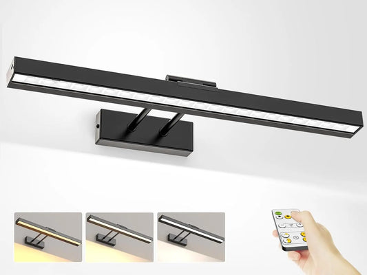 PRTILOUD Wireless Art Light for Paintings Dimmable Remote