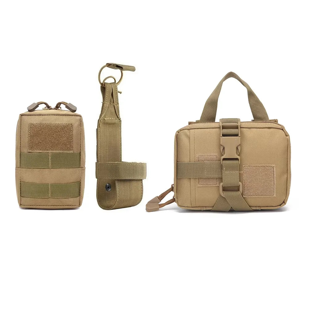 Dog Tactical Bags Set Molle Pouches For Harness Attachment Training