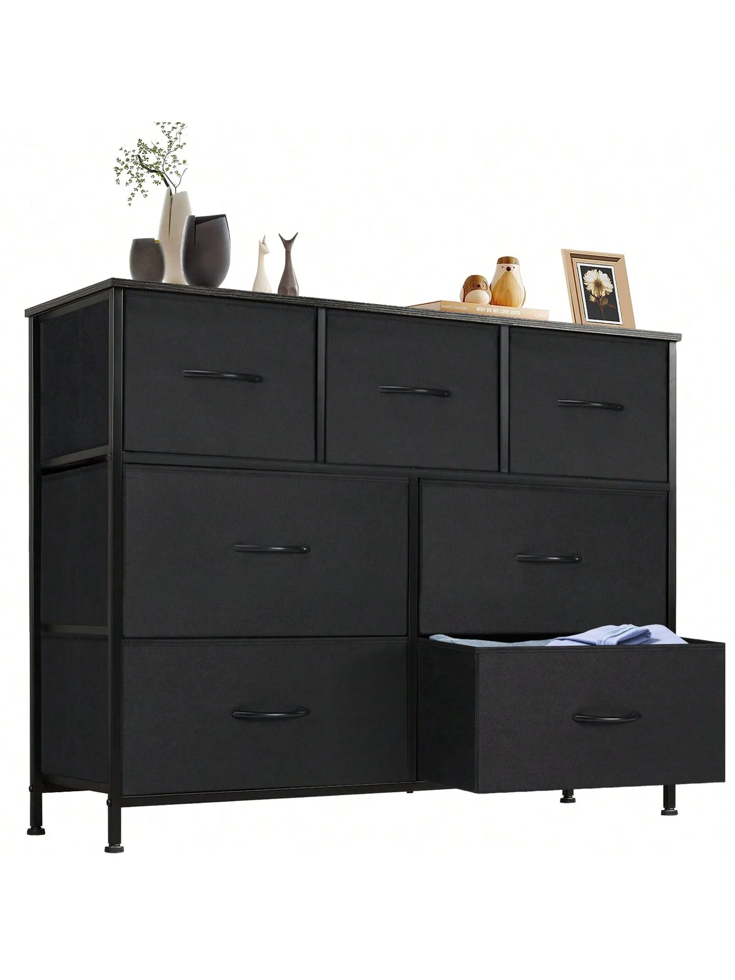 Bedroom Fabric Drawer Organizer Chest With Seven Drawers Nursery