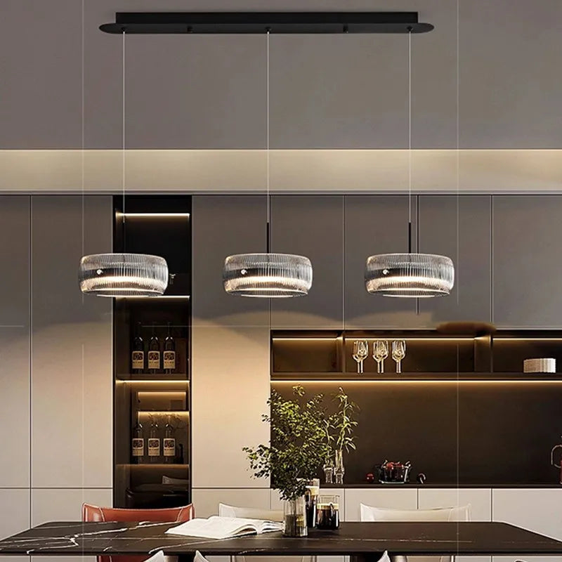 Gbbmade Modern LED Ring Pendant Light Chandelier for Living Room