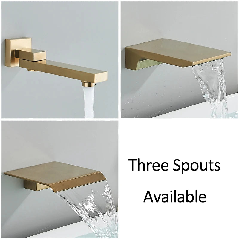 Quyanre Bathroom Wall Mounted Rainfall Shower System