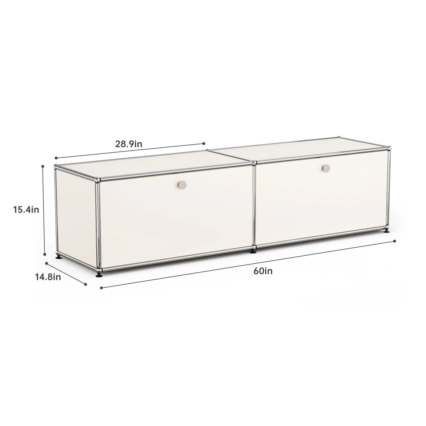 Stainless Steel Storage Cabinet Sideboard For Living Room