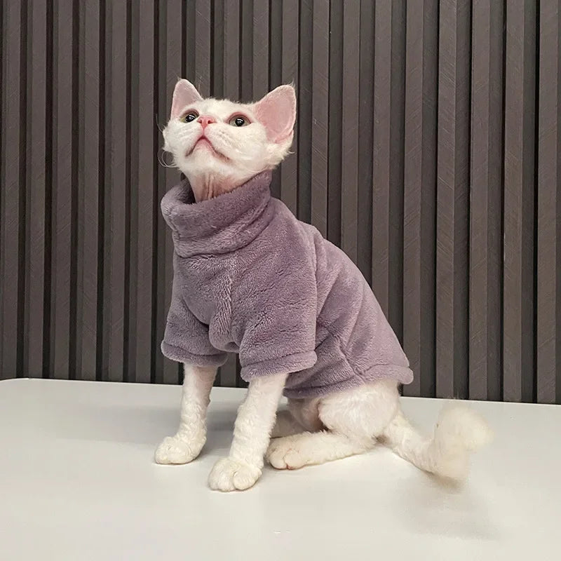 Wang Shan Meow Cat Hoodie Pullover For Sphynx Cats
