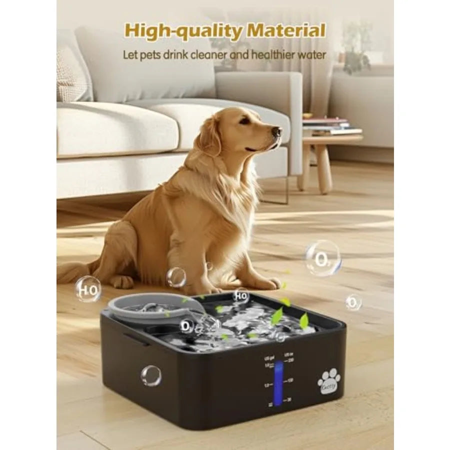 Dog Water Fountain BPA Free Dispenser With Filtration Pump