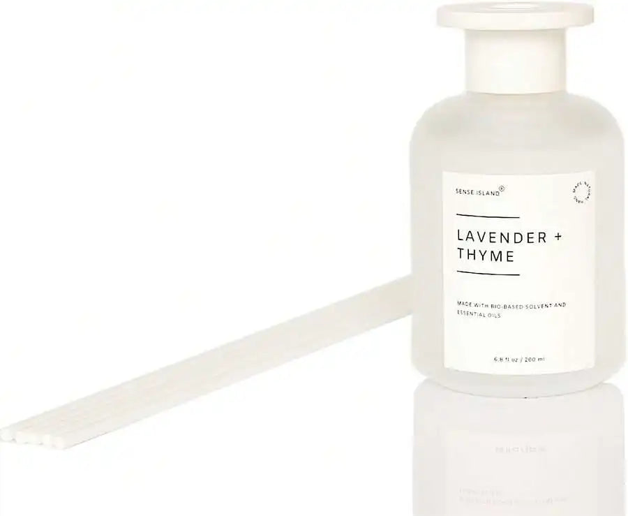 XMSJ Lavender Thyme Reed Diffuser Set With 5 Sticks