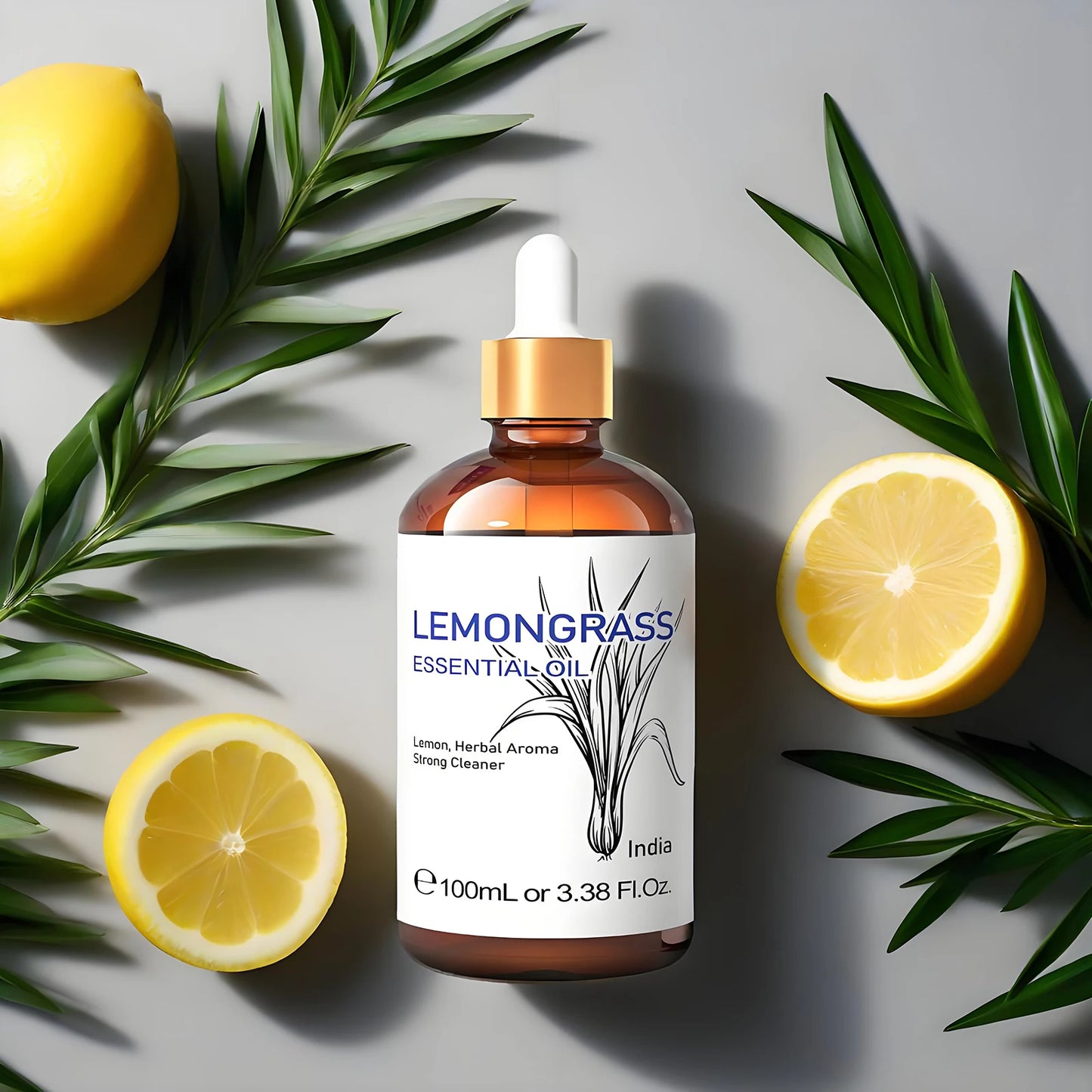 HIQILI Pure Essential Oil Rose Basil Vanilla Citronella Eucalyptus