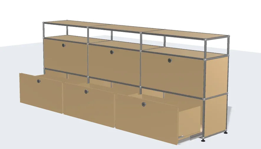 Bigcityfur Modern Metal Corner TV Stand Storage Cabinet