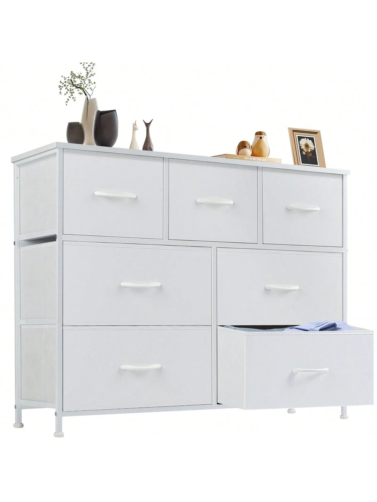 Bedroom Fabric Drawer Organizer Chest With Seven Drawers Nursery