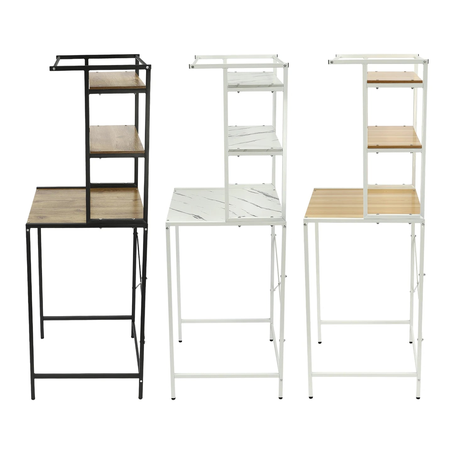 Bymaocar 3-Tier Washing Machine Shelving Laundry Room Organizer