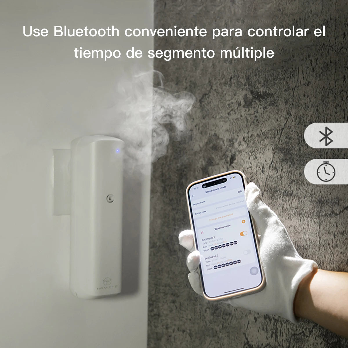 NAMSTE Plug In Wall Fragrance Diffuser Waterless Smart Essential Oils