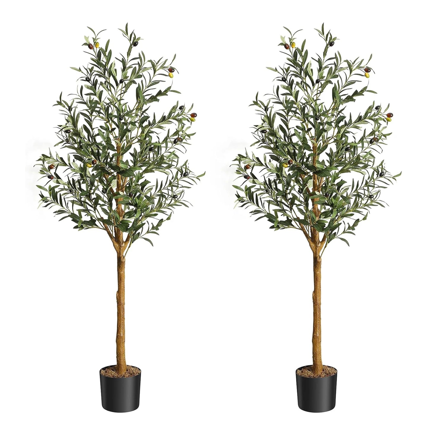 HiMISS Olive Tree Artificial Plant In Pot For Home Decor