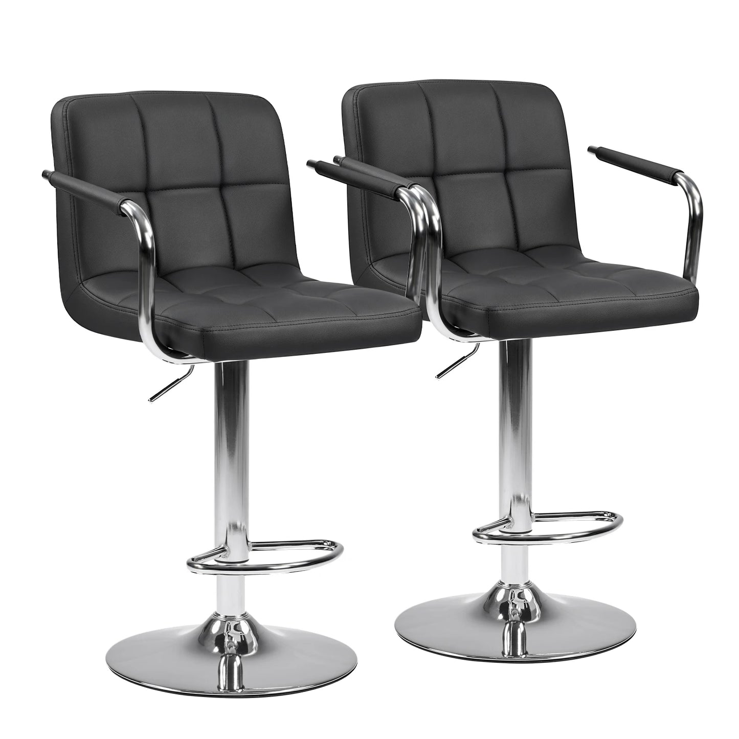 JHK Ergonomic PU Leather Armrests Office Chair With Adjustable Height