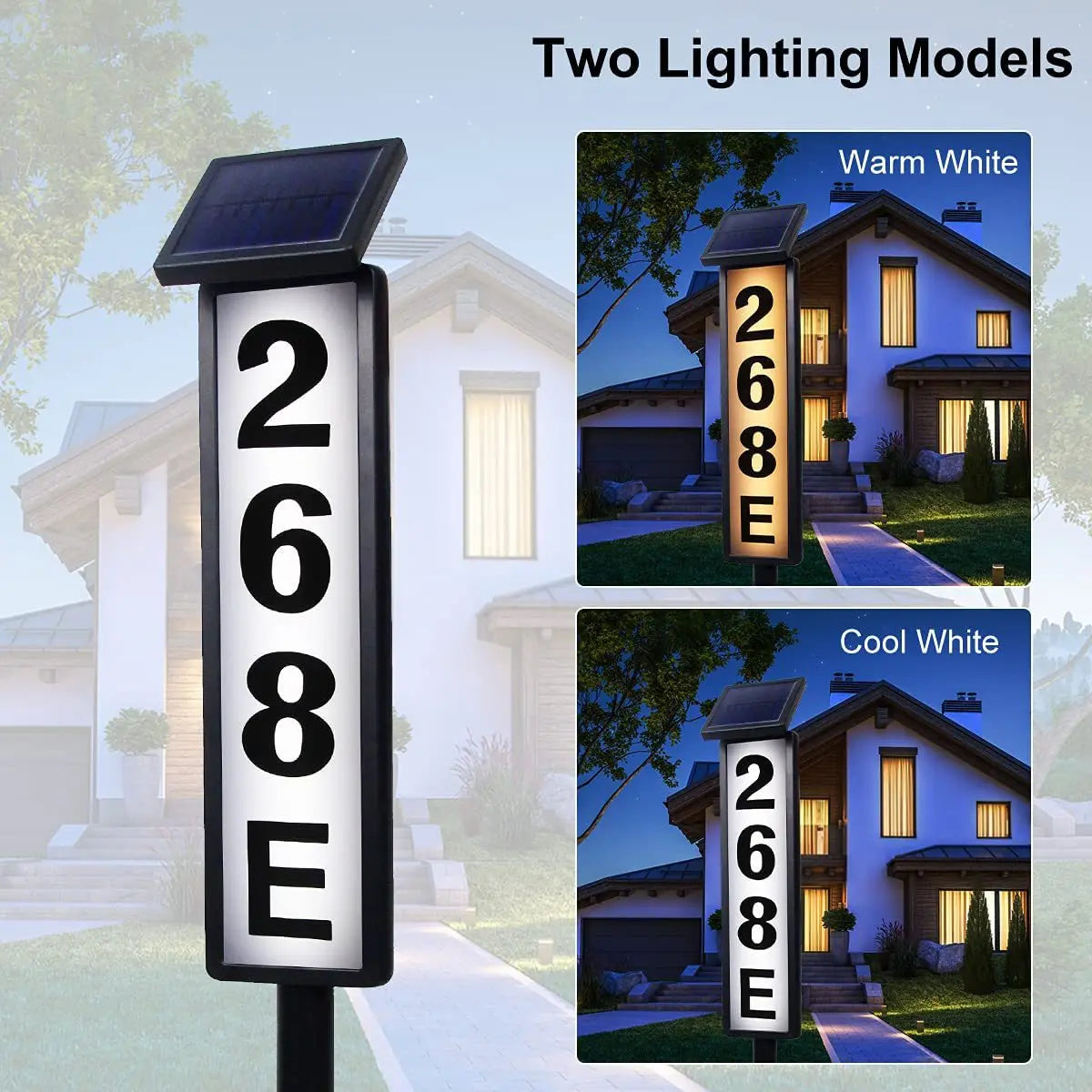Solar Powered Ground Insert Yard Light With Automatic Night Sensor