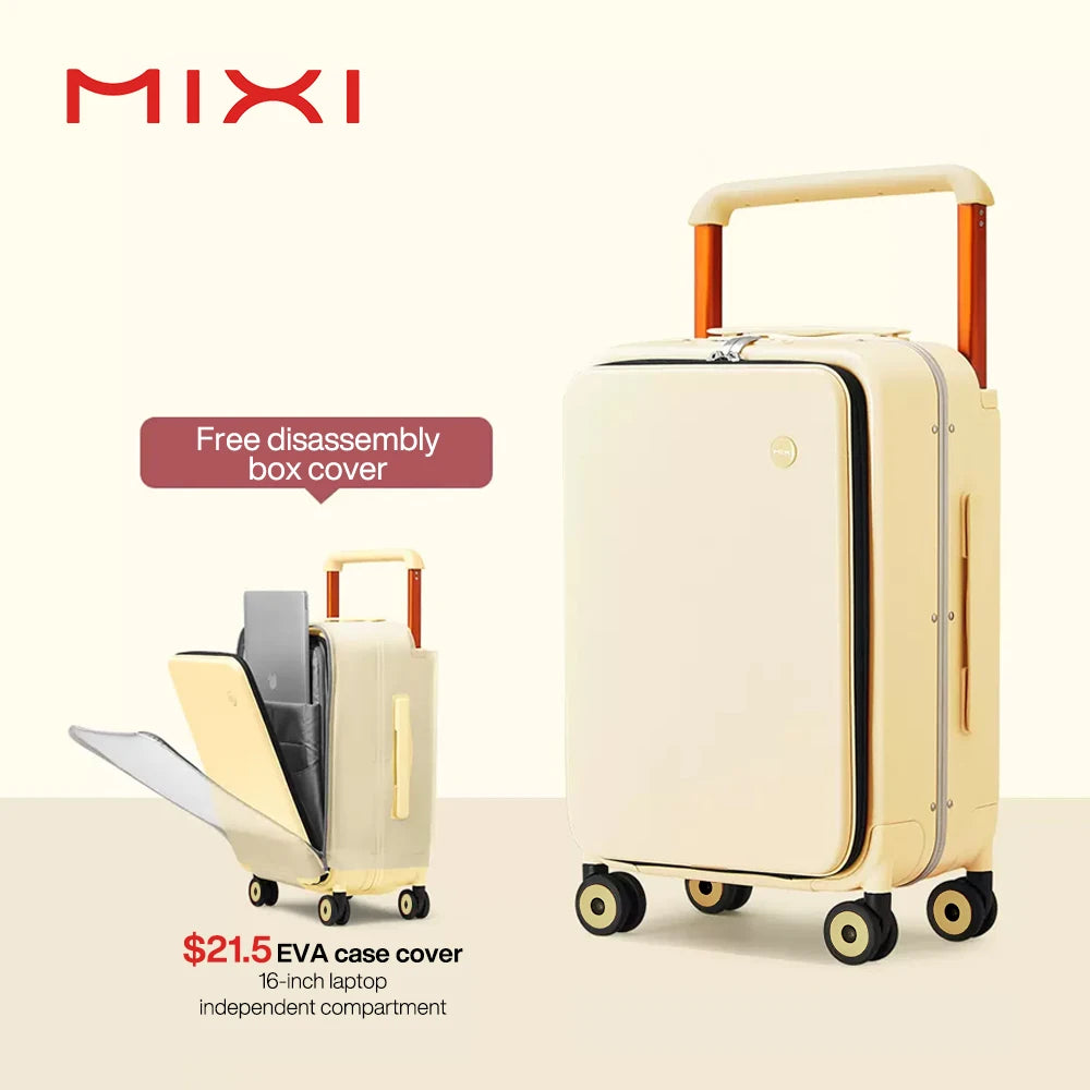 Mixi Unisex Hardside Luggage Cabin Case Spinner Wheels
