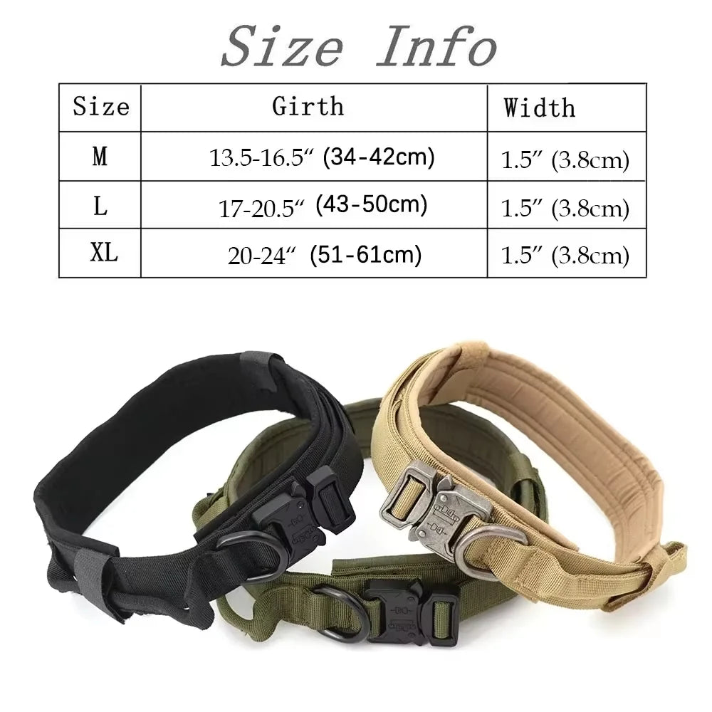 Adjustable Tactical Dog Harness And Leash Set For Medium To Large Dogs