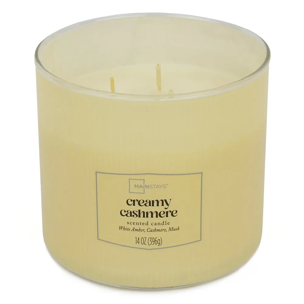 Textured Wrapped Candle Cashmere Scent Soy Wax Candle