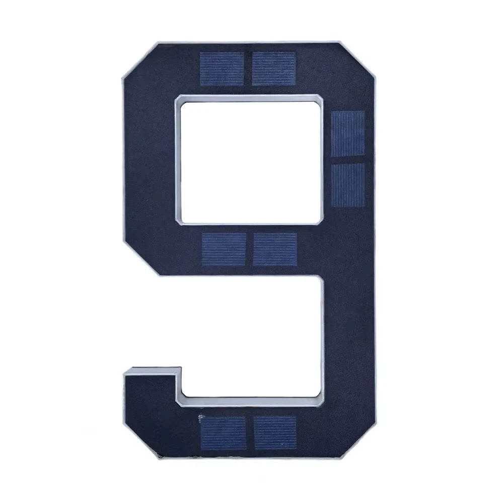 Solar LED House Number Lights Outdoor Address Sign Auto Glow
