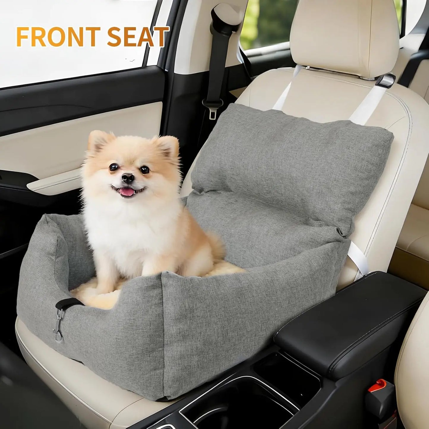 HiMISS Portable Dog Booster Car Seat Bed For Small Dogs