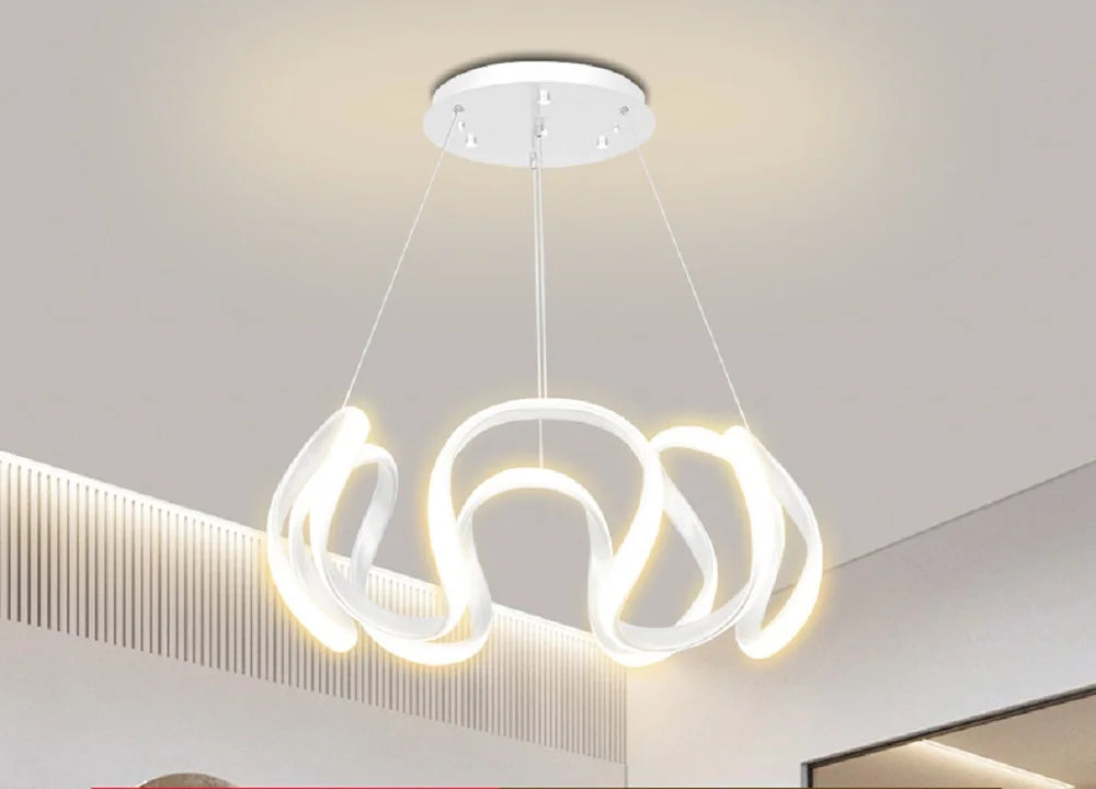 VETRULUS Modern Pendant Light LED Chandelier For Living Room