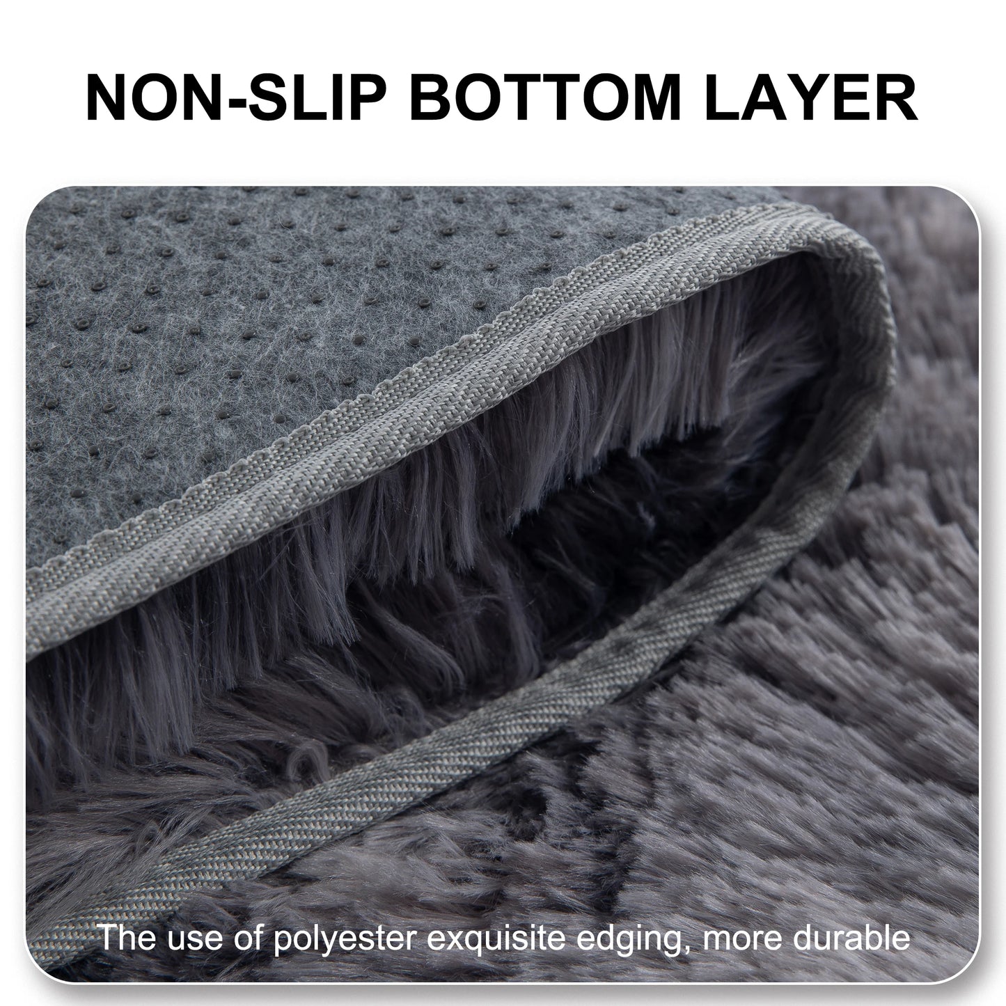 Ultra Soft Puffy Rug For Bedroom And Living Room Tufted Carpet