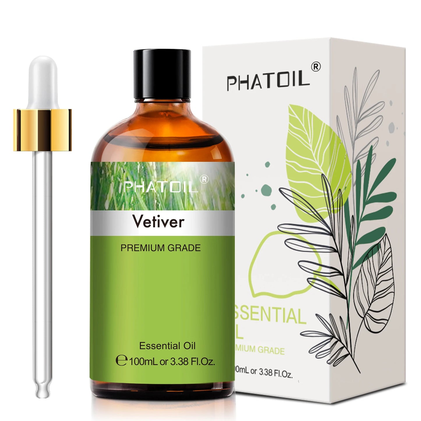 PHATOIL Lavender Jasmine Vanilla Sandalwood Sweet Orange Lemon Essential Oils