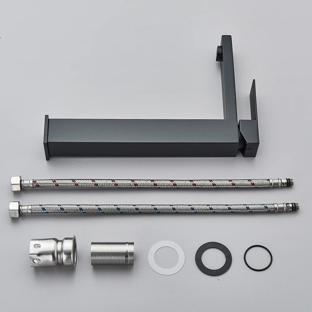 Onyzpily Stainless Steel Deck Mounted Bathroom Basin Faucet