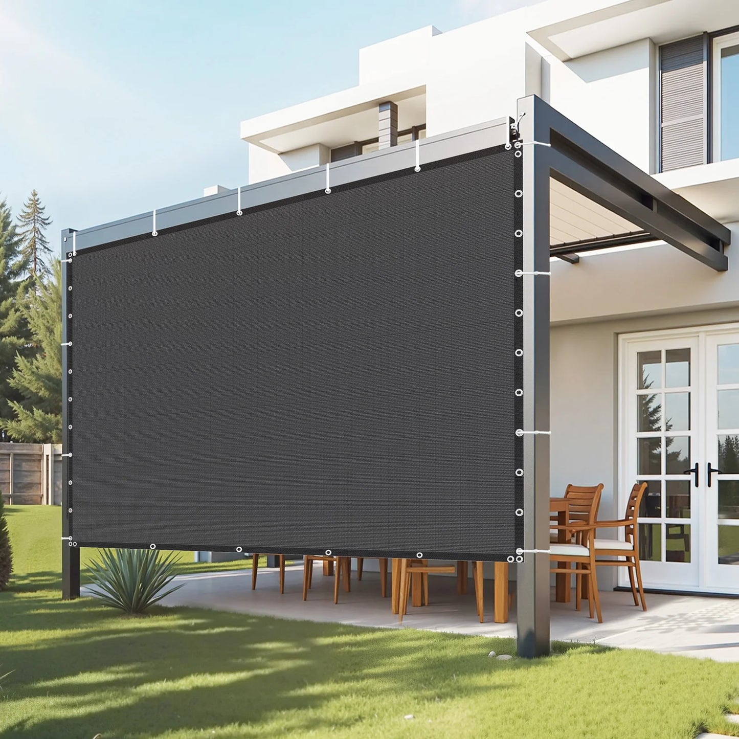 SucceBuy 140GSM HDPE Shade Cloth For Outdoor Garden And Backyard