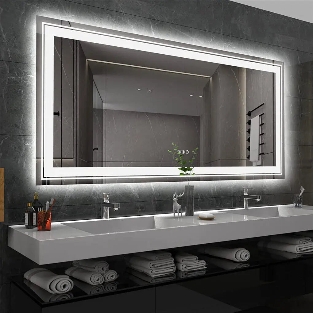 Luvodi Full Length Illuminated Mirror With Touch Sensor Control