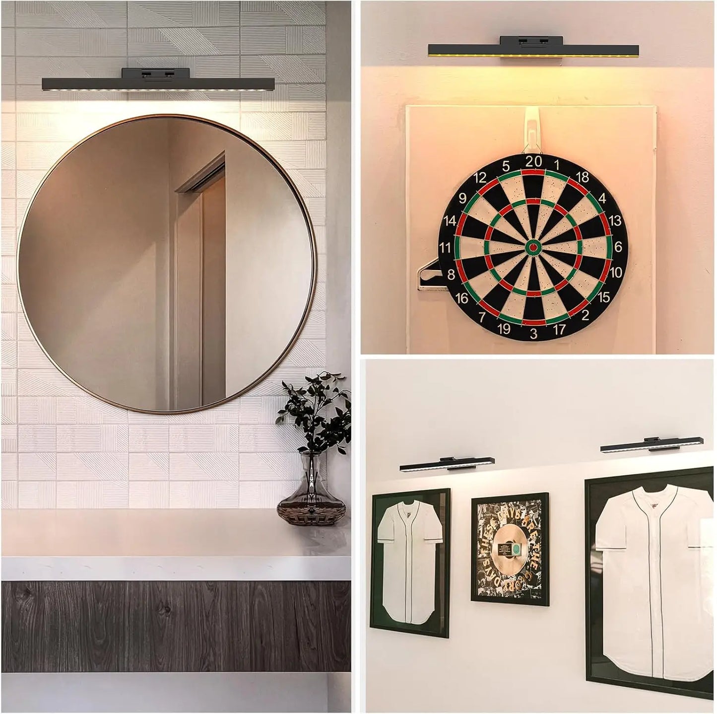 PRTILOUD Wireless Art Light for Paintings Dimmable Remote
