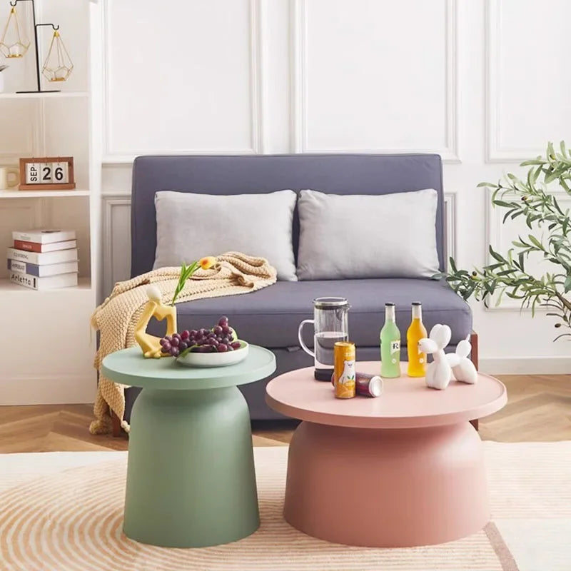 YQXH Modern Minimalist Plastic Coffee Table for Living Room