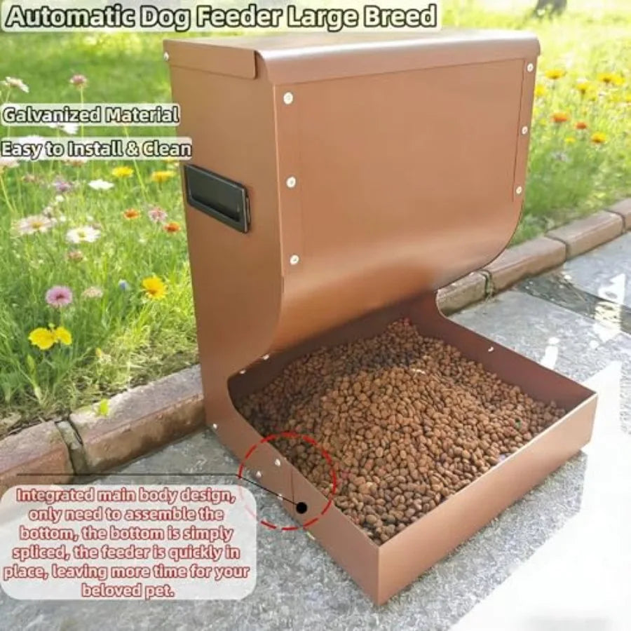 Gravity Automatic Dog Feeder Indoor Outdoor Use For Dogs
