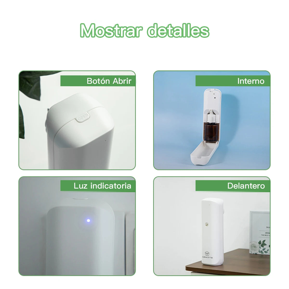 NAMSTE Plug In Wall Fragrance Diffuser Waterless Smart Essential Oils