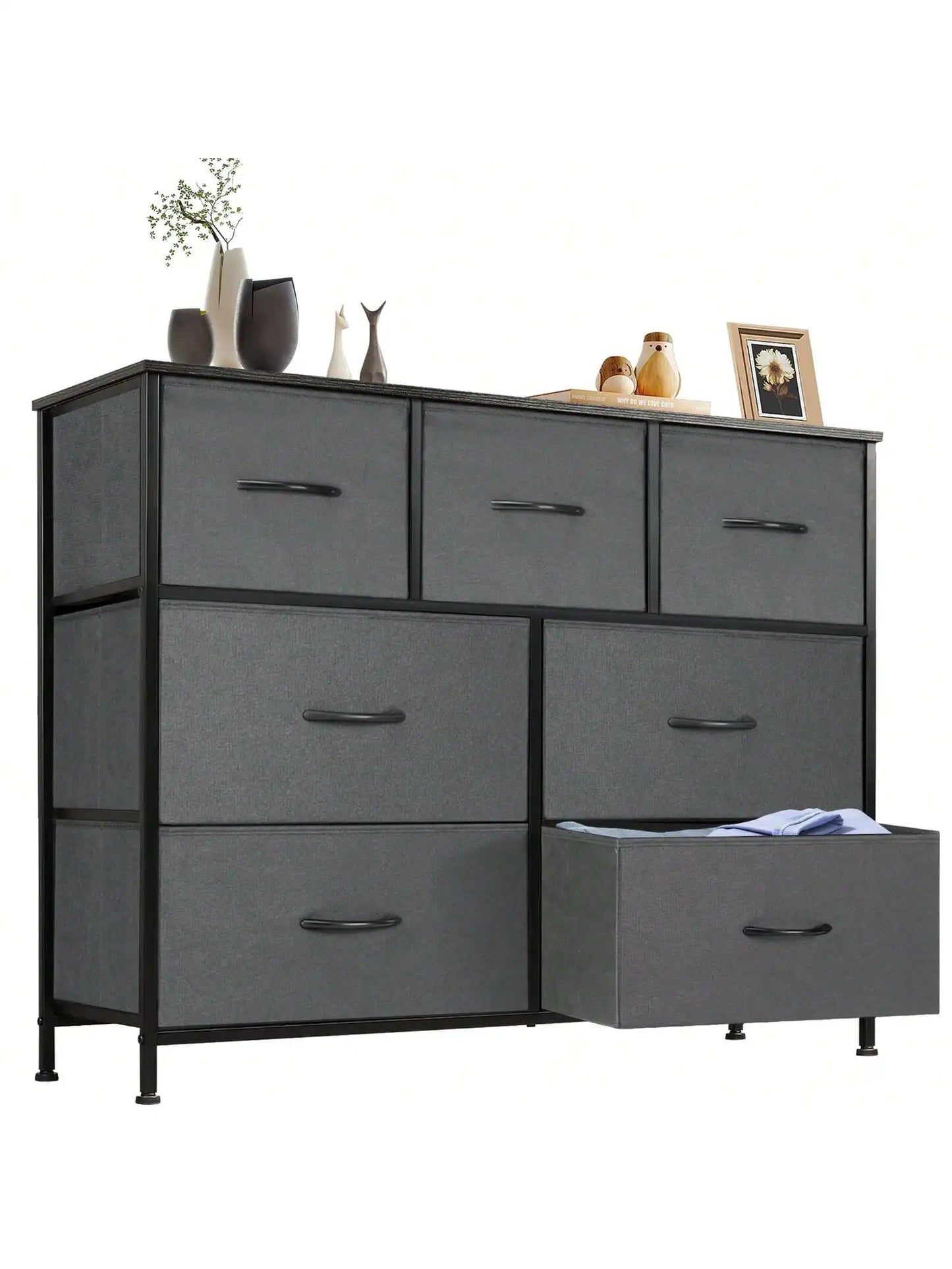 Bedroom Fabric Drawer Organizer Chest With Seven Drawers Nursery