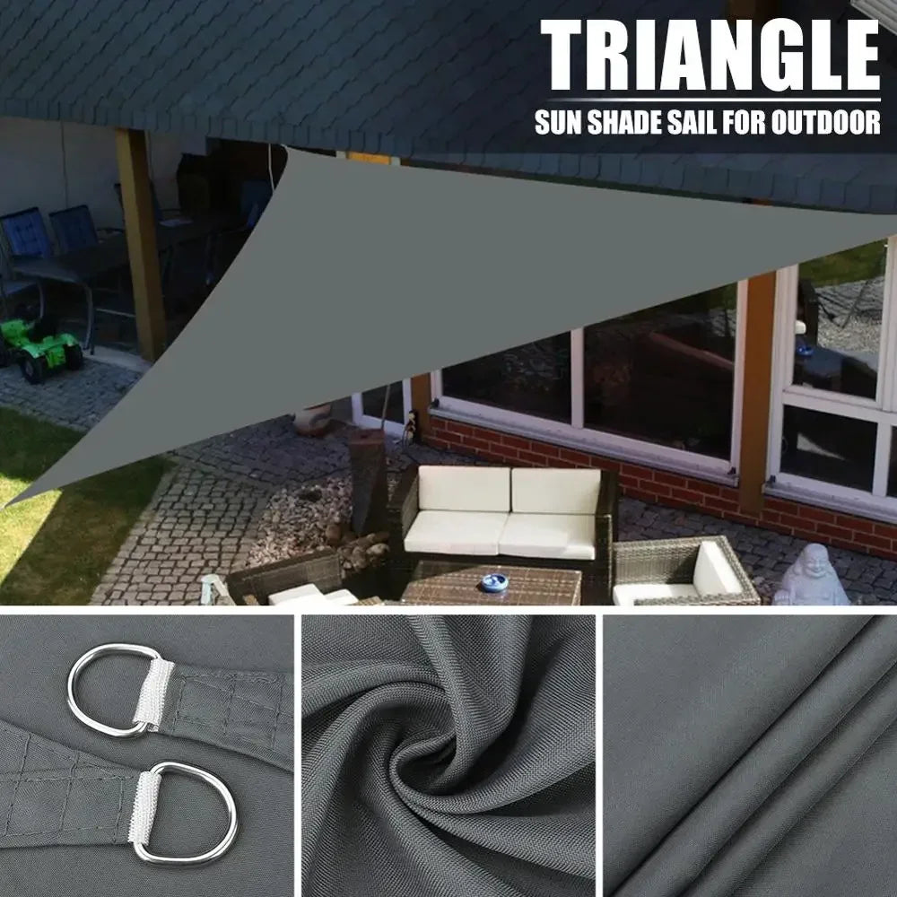 160GSM Waterproof Sun Shade Sail For Outdoor Patio Garden