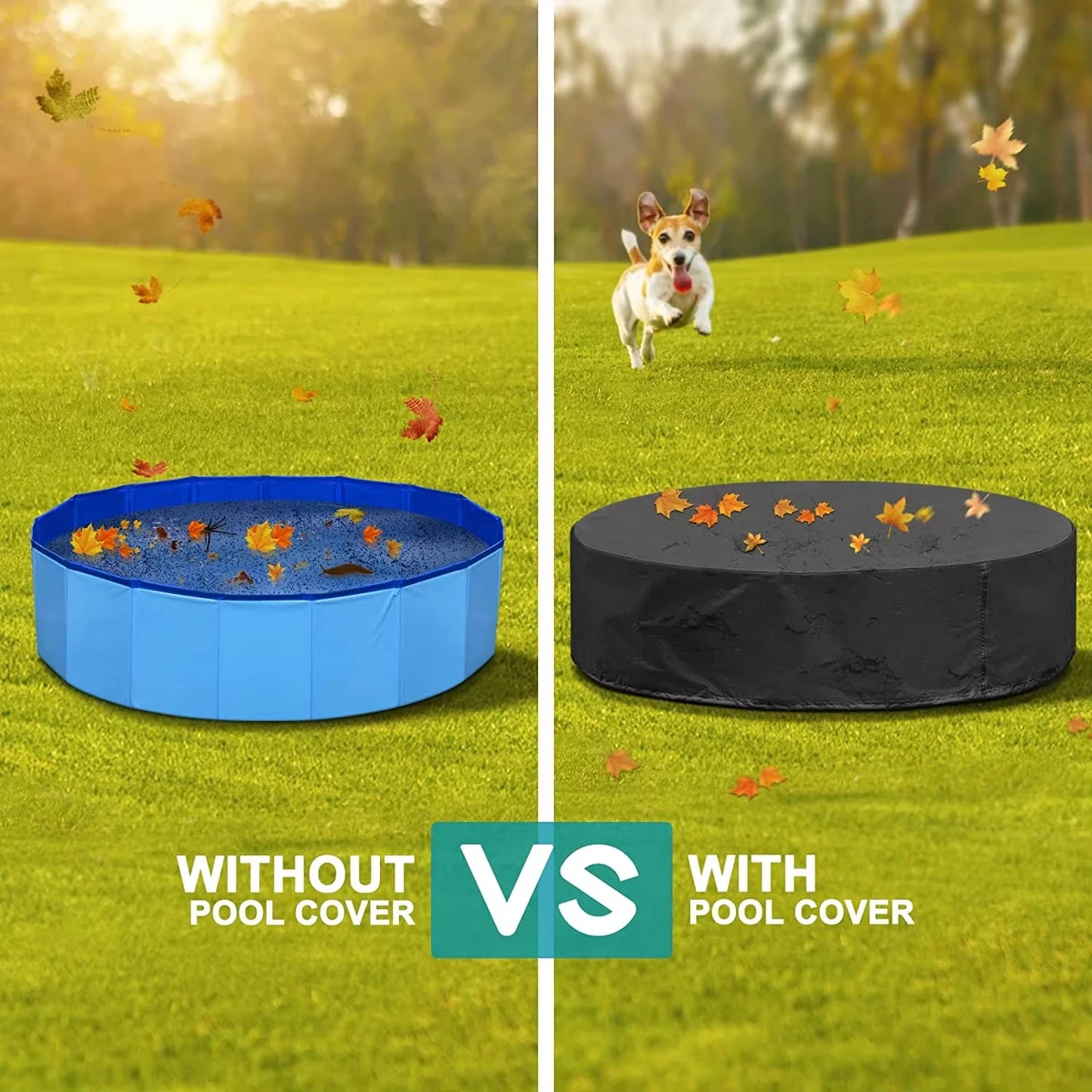 Foldable Dog Swimming Pool Portable Bath Tub For Large Dogs Waterproof