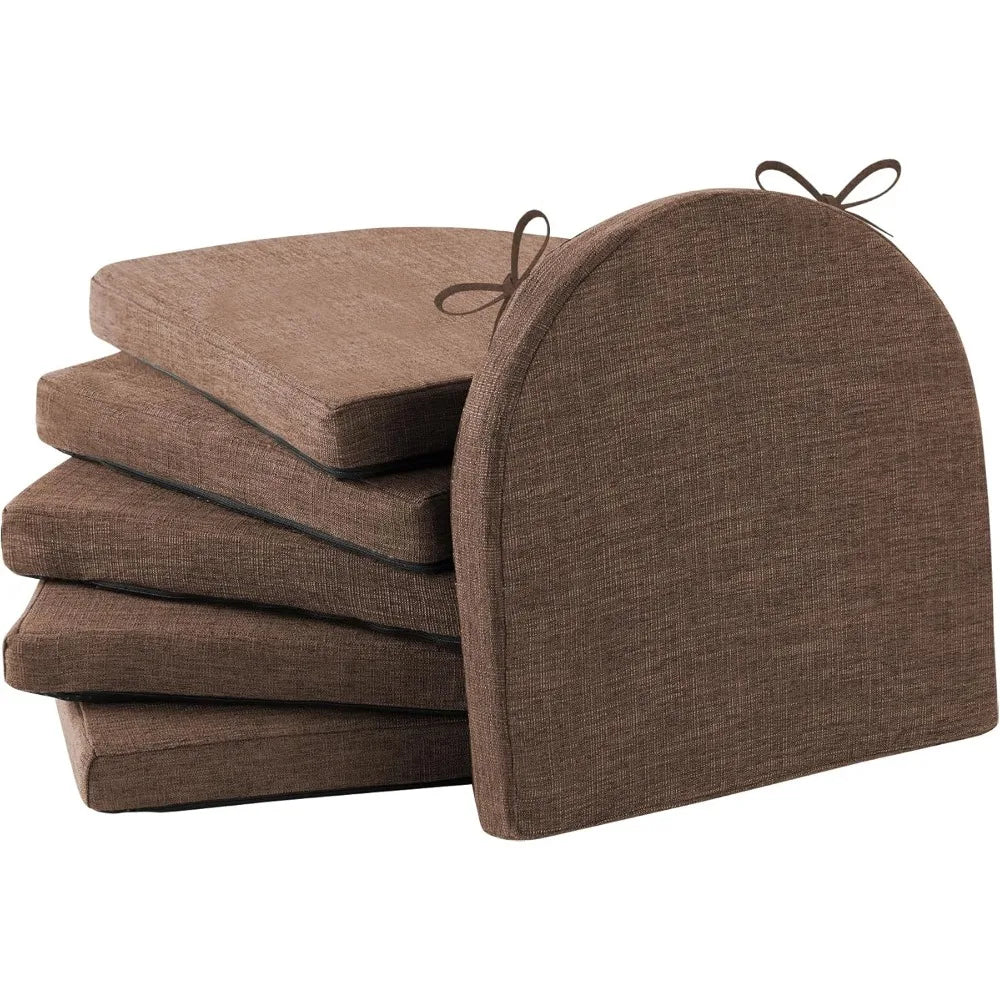 RBXC Dining Chair Cushions With Ties And Removable Covers