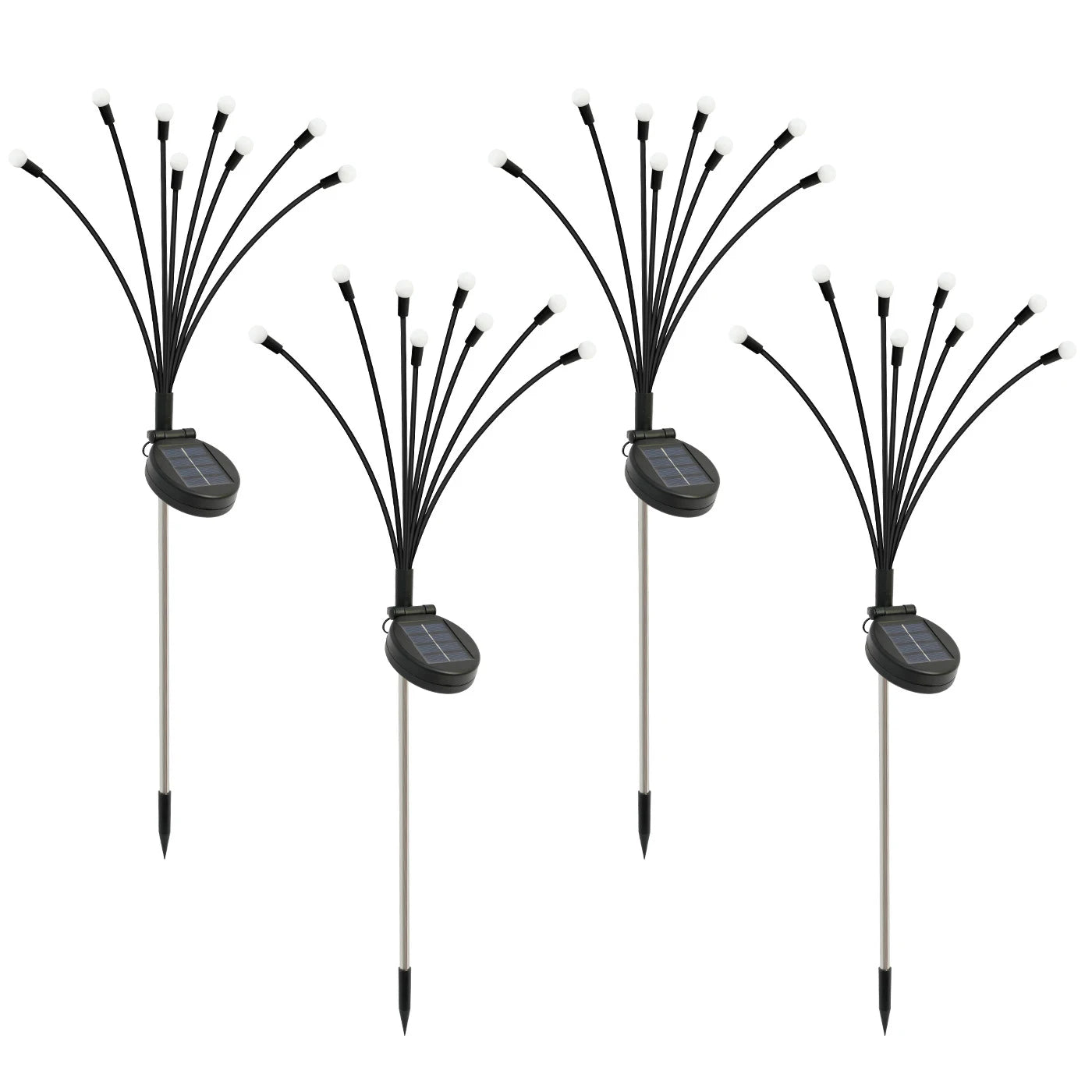 Eight Head Solar Firefly Lights Outdoor Waterproof Garden Decor